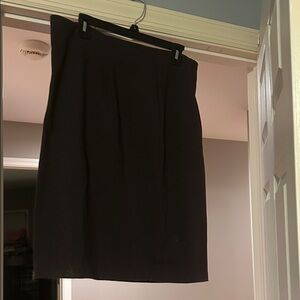 Eileen Fisher Dark Brown Pencil Skirt